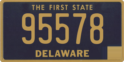 DE license plate 95578