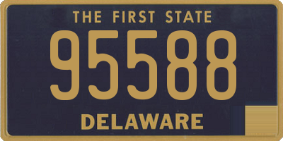 DE license plate 95588