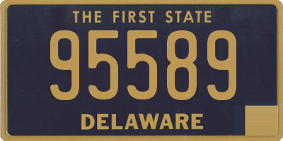 DE license plate 95589