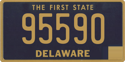 DE license plate 95590