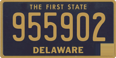 DE license plate 955902