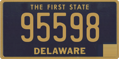 DE license plate 95598