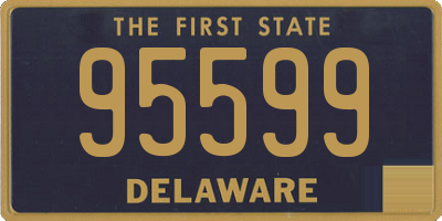 DE license plate 95599