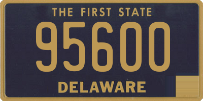 DE license plate 95600