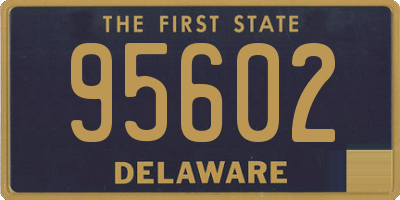 DE license plate 95602