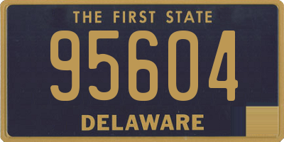 DE license plate 95604