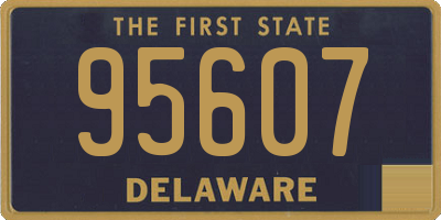 DE license plate 95607