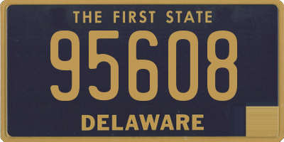 DE license plate 95608