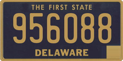 DE license plate 956088