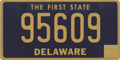DE license plate 95609