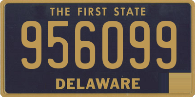 DE license plate 956099