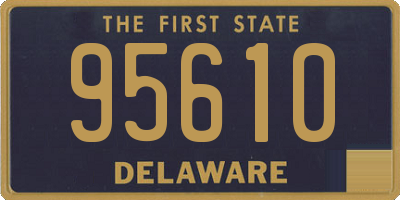 DE license plate 95610