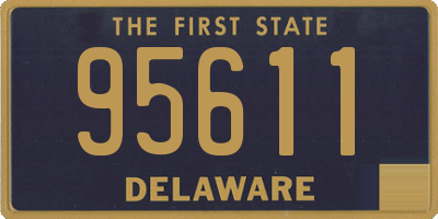 DE license plate 95611