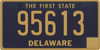 DE license plate 95613