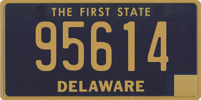 DE license plate 95614