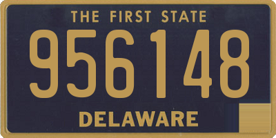 DE license plate 956148