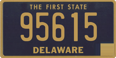 DE license plate 95615