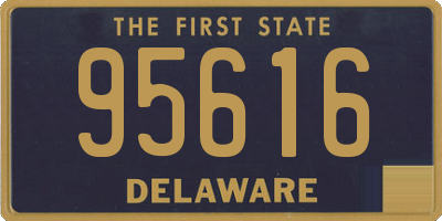 DE license plate 95616