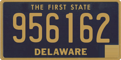 DE license plate 956162