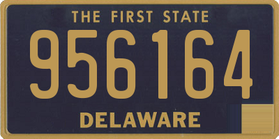 DE license plate 956164