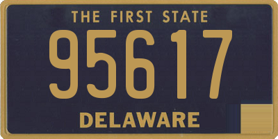 DE license plate 95617