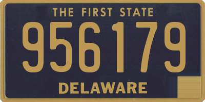 DE license plate 956179