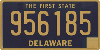 DE license plate 956185