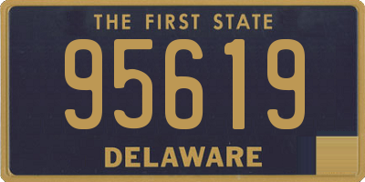 DE license plate 95619