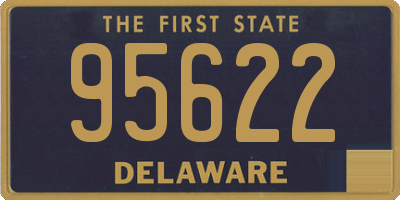 DE license plate 95622