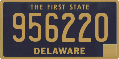 DE license plate 956220