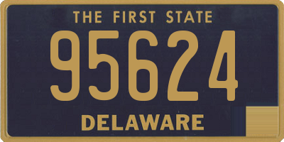 DE license plate 95624