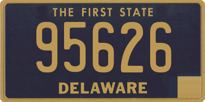 DE license plate 95626