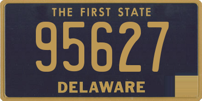 DE license plate 95627