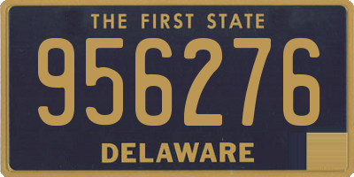 DE license plate 956276