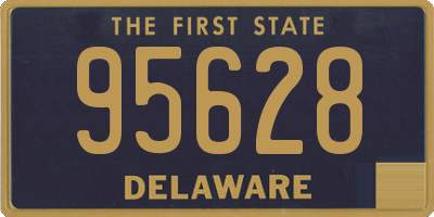 DE license plate 95628