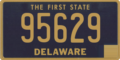DE license plate 95629