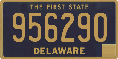 DE license plate 956290