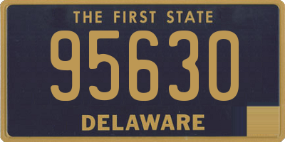 DE license plate 95630