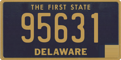 DE license plate 95631