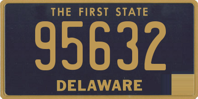 DE license plate 95632
