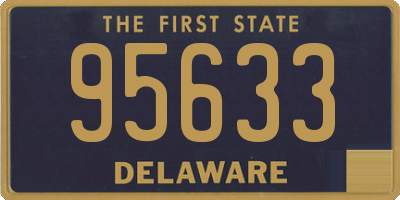DE license plate 95633