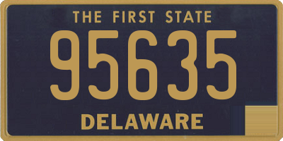 DE license plate 95635