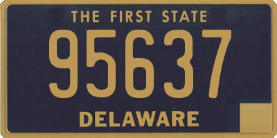 DE license plate 95637