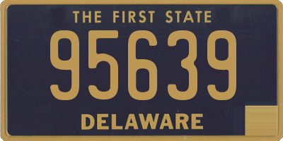 DE license plate 95639