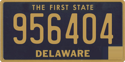 DE license plate 956404