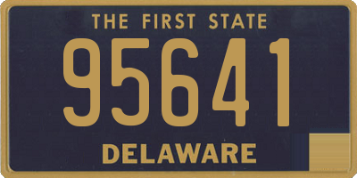 DE license plate 95641