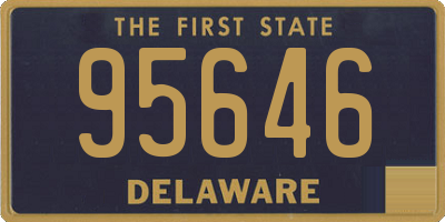 DE license plate 95646