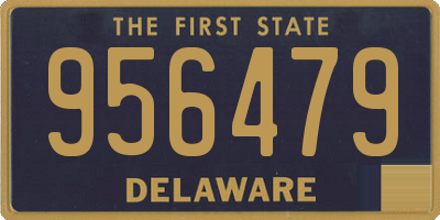 DE license plate 956479