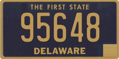 DE license plate 95648