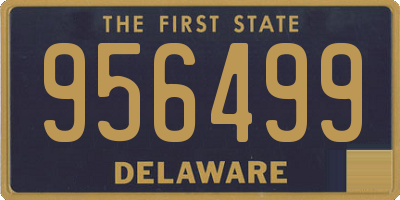 DE license plate 956499